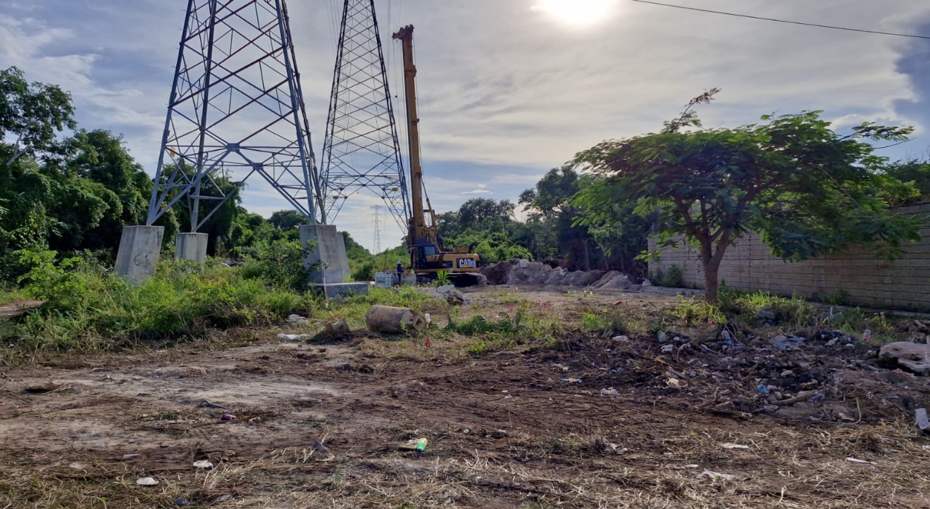 Subestación CFE Mahahual · registro fotográfico