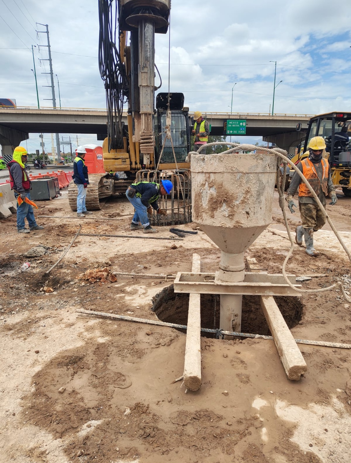Valle de los Fantasmas · trabajos de colado